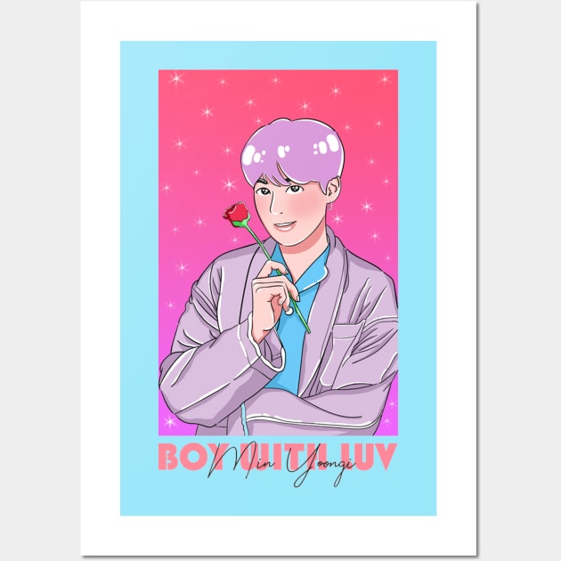 BTS - Min Yoongi Wall Art by Nuril_Anwari